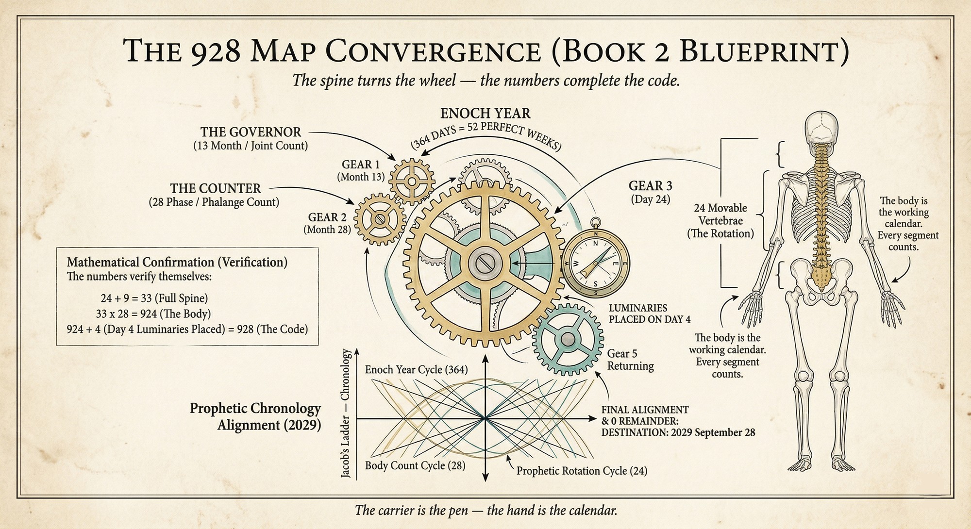 The 928 Map Convergence — Book 2 Blueprint